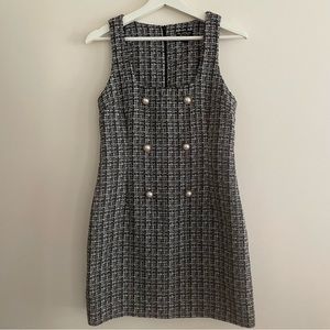 ASOS Miss Selfridge Tweed Mini Dress